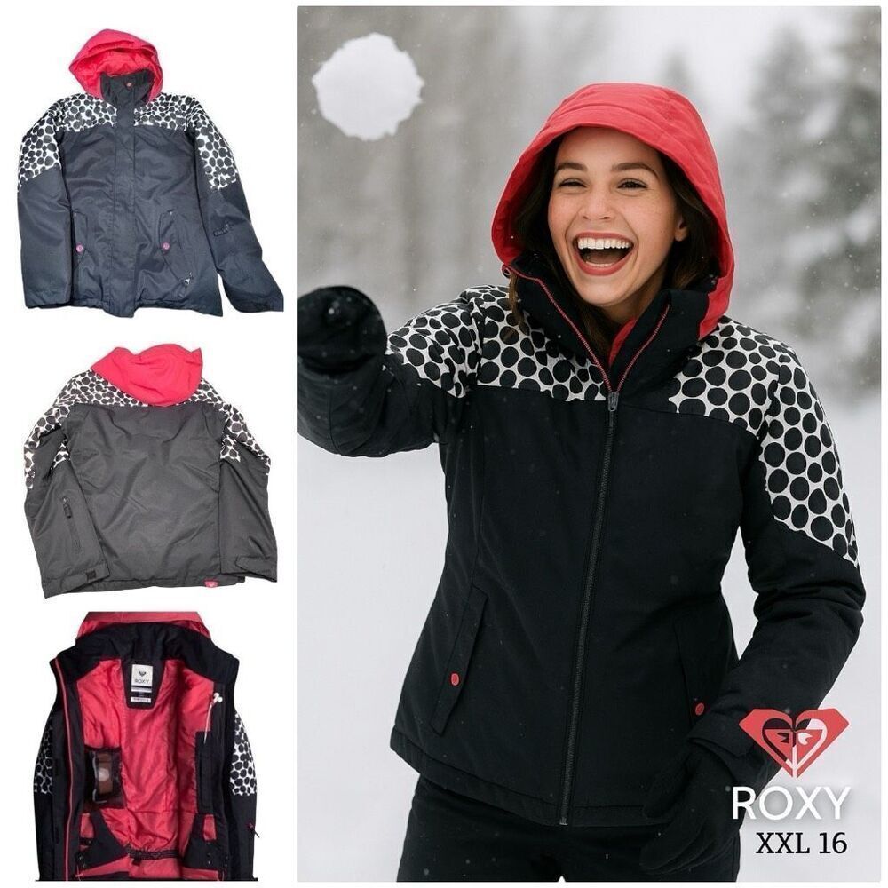 ROXY Jetty Block - Snow Jacket Youth XXL 16